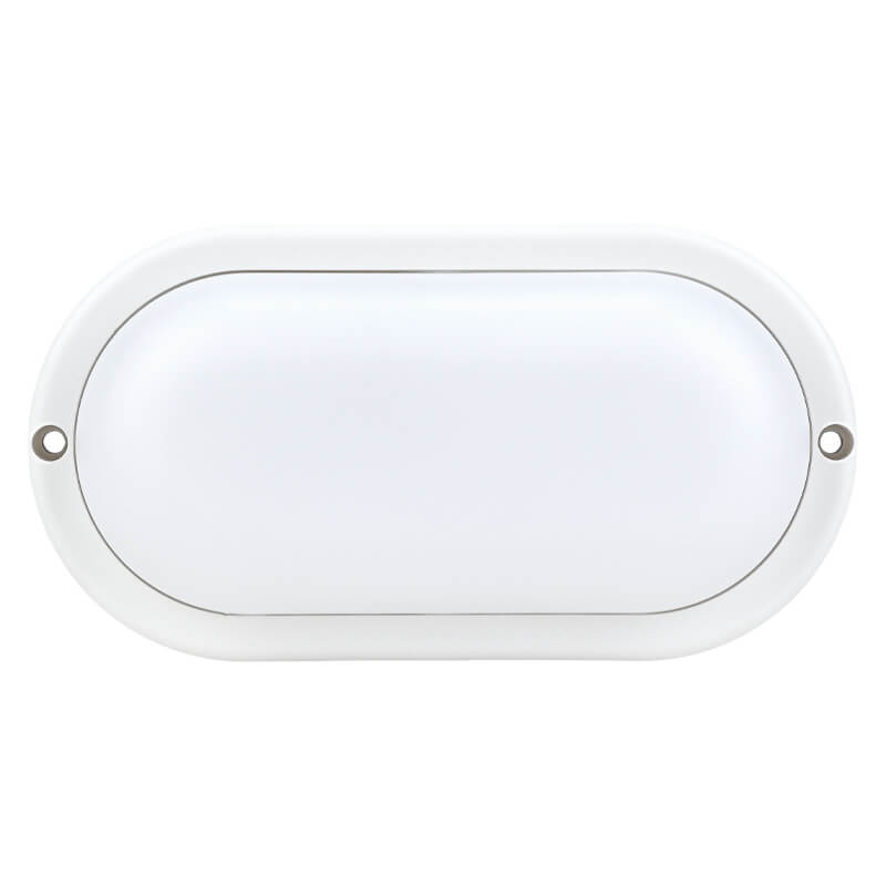 Radiant Oval 23W Integrated LED Bulkhead Light (White, 6500K, IP54) – RB200
