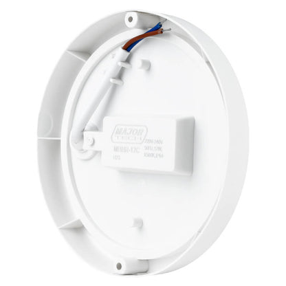 Major Tech 12W Round LED Bulkhead | 1080 Lumens | IP54 Weatherproof