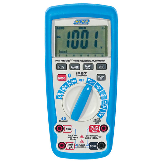 Major Tech 1500V DC IP67 True RMS Bluetooth Multimeter – MT1885