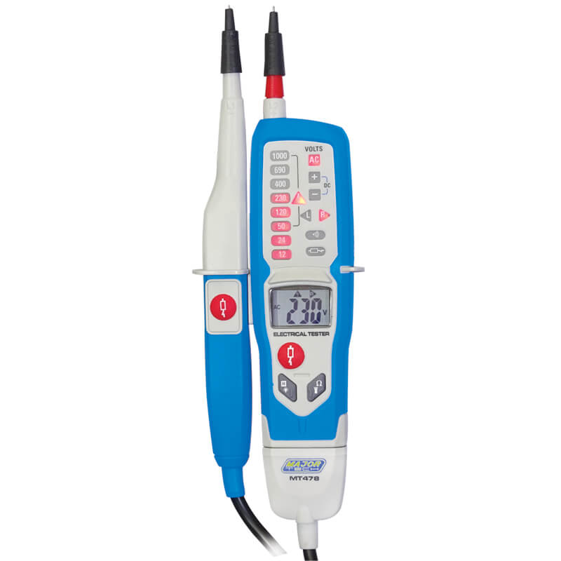 Major Tech 1000V AC/DC Voltage Tester with LCD – MT478