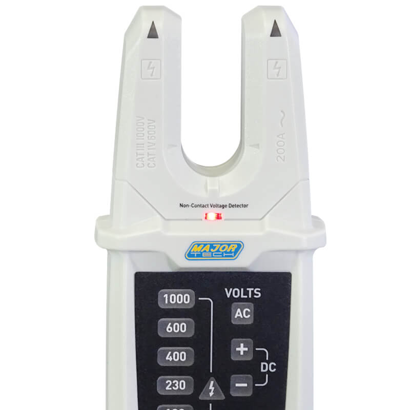 Major Tech 200A AC Open Jaw Voltage & Current Tester – MT700