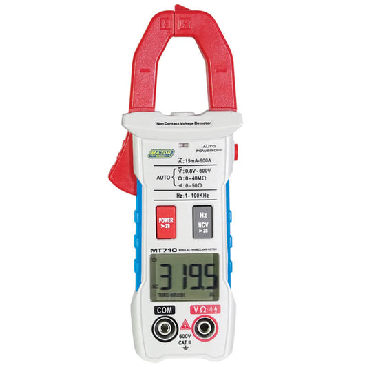 Major Tech 600A AC TRMS Smart Clamp Meter - CAT IV 300V