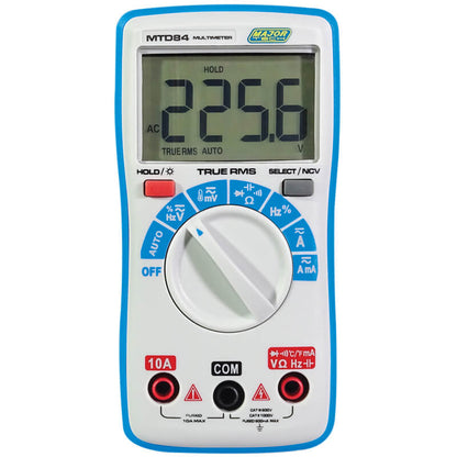 Major Tech 1000V DC/750V AC TRMS Compact Smart Multimeter | MTD84
