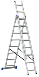 Mundo 5-in-1 Combination Aluminium Ladder – 7.02m EXT-5IN1-10RUNG