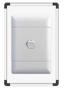 NEU 4x2 4-Lever 1-Way Switch - White (NES4142)