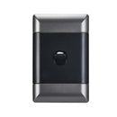 NEU 4x2 1-Lever 1-Way Switch - Silver/Colour (NESC1142)