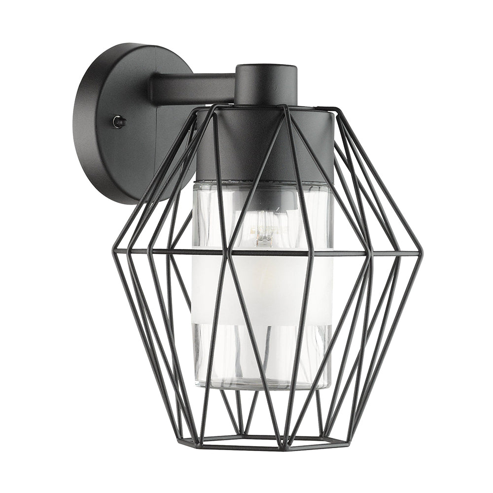 Eurolux Canove E27 Outdoor Wall Light (Black, IP55) – O662