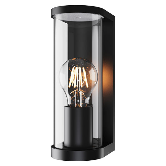 Eurolux Tube Outdoor Wall Light E27 (Black, IP44) – O670