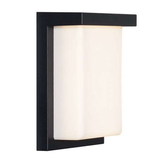 Eurolux Lone 12W Integrated LED Outdoor Wall Light (Black, 3000K, IP65) – O671