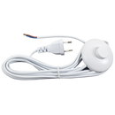 Bright Star PART192 WHITE 3.5M CABLE WITH FOOT SWITCH & 2 PRONG PLUG