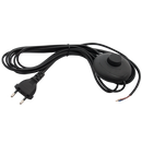 PART193 Bright Star BLACK 3.5M CABLE WITH FOOT SWITCH & 2 PRONG PLUG