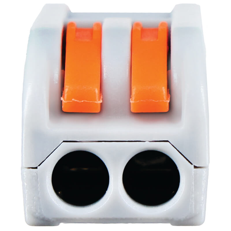 Major Tech 2-Pole Inline Interjoining Terminal Block | 32A | 450V | Screwless Connector