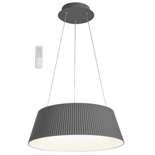 Bright Star PEN025 GREY ROUND METAL+ACRYLIC +REMOTE 45W LED 3000K – 6000K