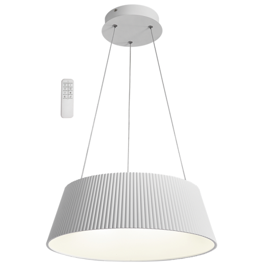 Bright Star PEN026 WHITE ROUND METAL+ACRYLIC +REMOTE 45W LED 3000K – 6000K