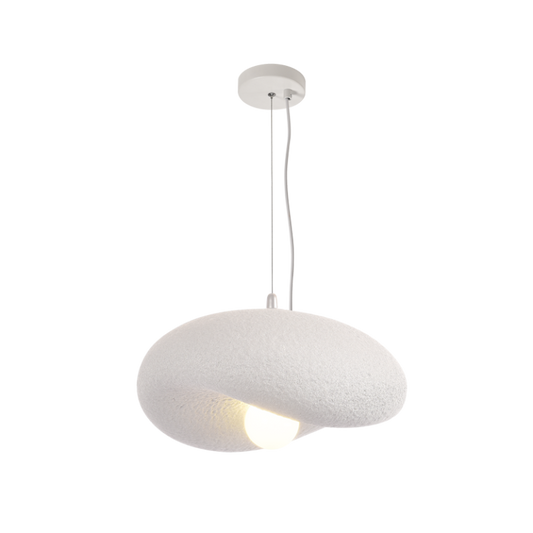 Bright Star PEN033 WHITE WHITE FOAMED PENDANT 1 x 60W ES 300MM