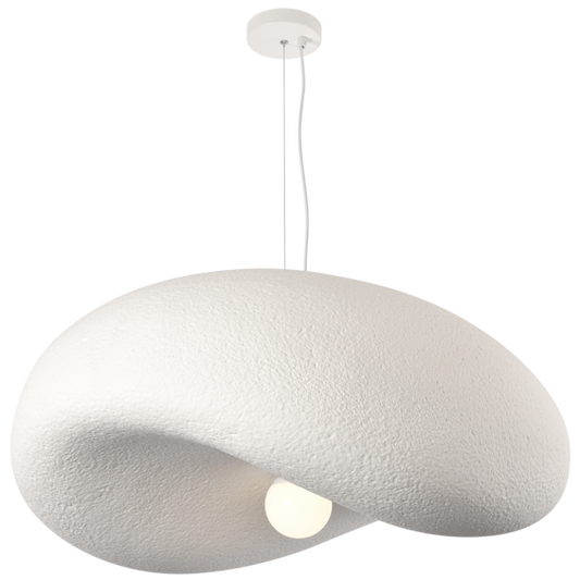 Bright Star PEN037 WHITE WHITE FOAMED PENDANT 1 x 60W ES 700MM