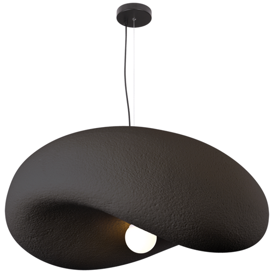 Bright Star PEN038 BLACK BLACK FOAMED PENDANT 1 x 60W ES 700MM