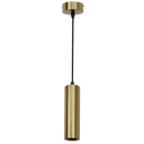 Bright Star PEN046/1 SAT BRASS METAL+ALU PENDANT 1X50W GU10-SAT BRASS