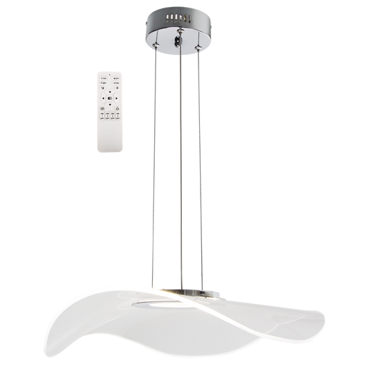 Bright Star PEN094/1 CHROME POLISHED CHR+ACRYLIC +REMOTE CCT 14W LED PENDANT