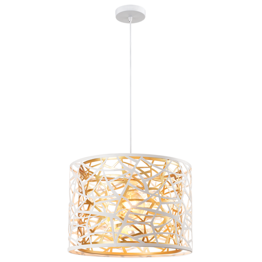 Bright Star PEN146 MATT WH WHITE METAL PENDANT 1X60W ES