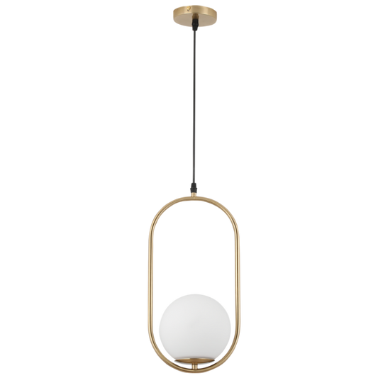 Bright Star PEN153 Classic Brass & Glass Pendant Light – ES Base