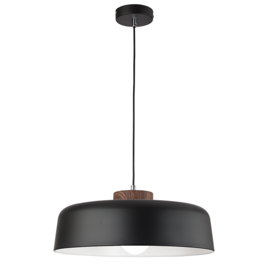 PEN221/1 Bright Star BLACK METAL PENDANT 1 X 60W ES