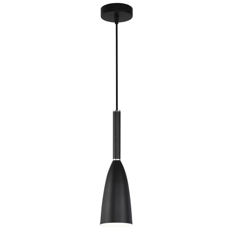 PEN244/1 Bright Star BLACK 1 LIGHT BLACK PENDANT 1X60W ES