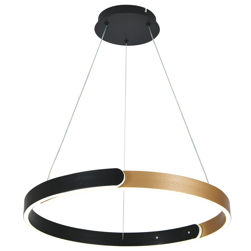PEN252 Bright Star CCT 40W LED CCT BK/GD PENDANT