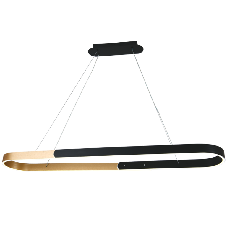 PEN253 Bright Star CCT 40W LED CCT BK/GD PENDANT