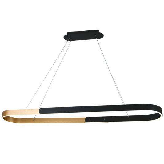 PEN253 Bright Star CCT 40W LED CCT BK/GD PENDANT
