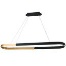 PEN253 Bright Star CCT 40W LED CCT BK/GD PENDANT