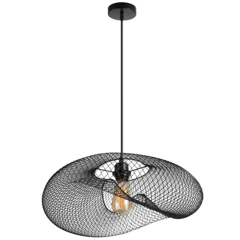 PEN261 Bright Star BLACK METAL PENDANT 1X60W ES