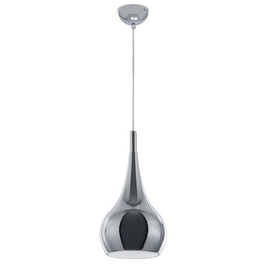 PEN302 Bright Star CHROME P/CHROME MIRROR FINISH PENDANT 1X40W ES