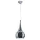 PEN302 Bright Star CHROME P/CHROME MIRROR FINISH PENDANT 1X40W ES