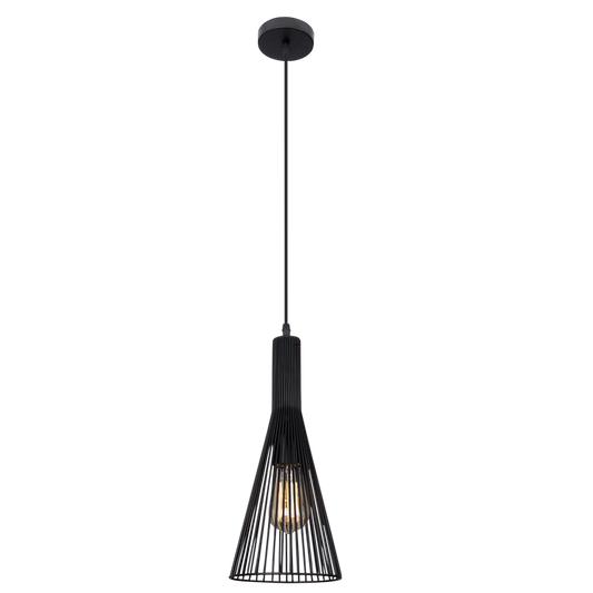 PEN305 Bright Star BLACK METAL PENDANT 1X60W ES