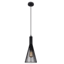PEN305 Bright Star BLACK METAL PENDANT 1X60W ES