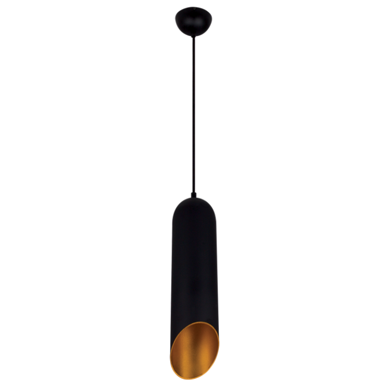 PEN320 Bright Star MATT GOLD MATT BLACK GOLD INNER PENDANT 1X60W ES