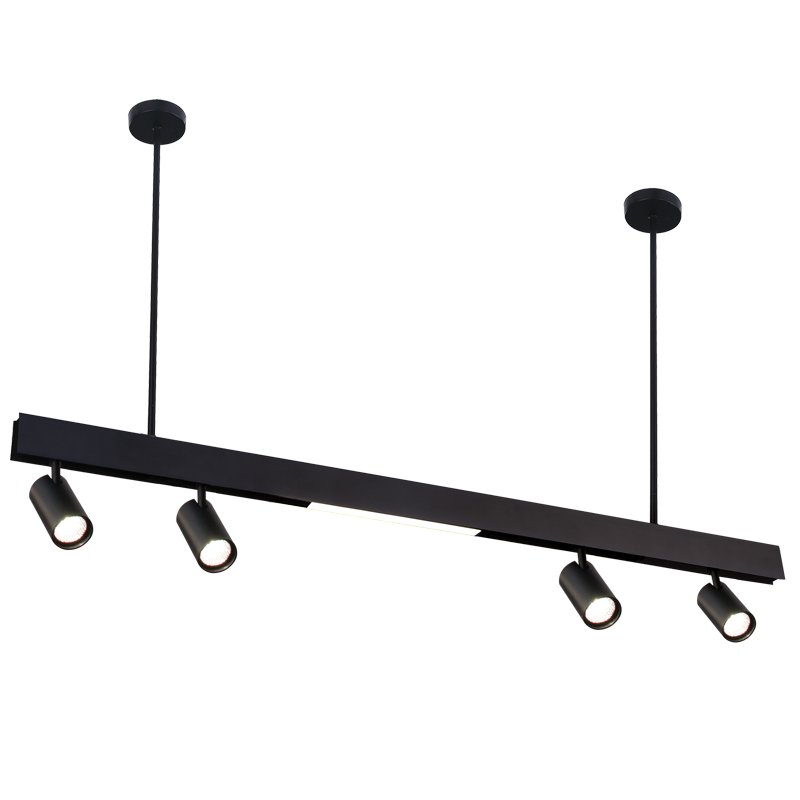 PEN464 Bright Star MATT BK 2 BOXES PER FITTING 50W LED 4000K BLACK METAL PEND 6007226079517 6