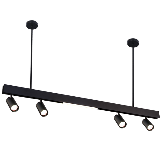 PEN464 Bright Star MATT BK 2 BOXES PER FITTING 50W LED 4000K BLACK METAL PEND 6007226079517 6