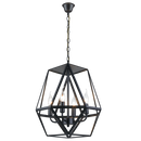 PEN528/4 Bright Star BLACK 4 LT METAL PENDANT 4X60W SES 430MM6007226058864 2