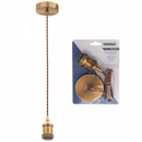 PEN540 Bright Star BROWN BLISTER PACK BROWN BRONZE CORD PENDANT 1X60W ES 6007226059823 467