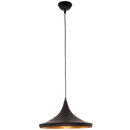 PEN545 Bright Star BK/GD METAL PENDANT WITH GOLD INNER 1X40W ES