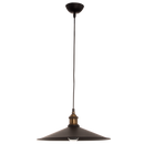 PEN547 Bright Star AQ/BK METAL PENDANT WITH BLACK INNER 1X40W ES