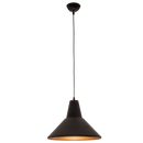PEN548 Bright Star BK/GD METAL PENDANT WITH GOLD INNER 1X40W ES