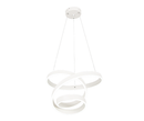 PEN617 Bright Star WHITE MATT WH ALU & ACRYLIC LED PENDANT 120W LED CCT