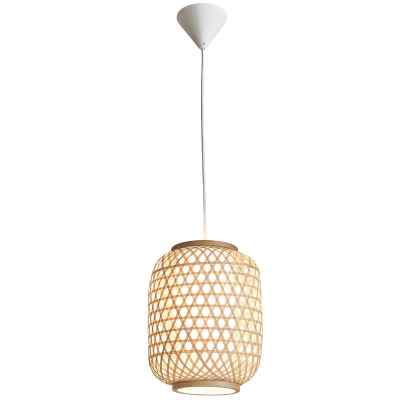 PEN774 Bright Star NATURAL NATURAL TWINE PENDANT WH INNER 1X11W ES 250MM