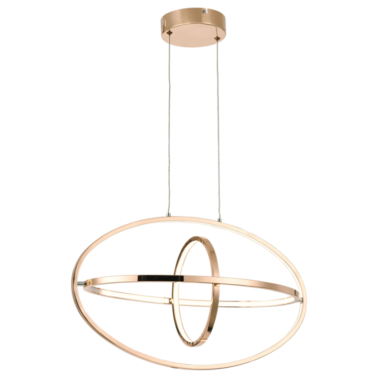 PEN796 Bright Star GOLD GOLD ALUMINIUM & PVC PENDANT 40W LED 4000K
