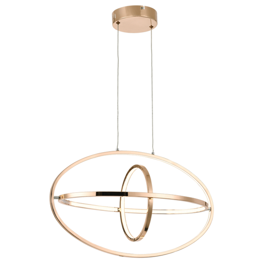 PEN796 Bright Star GOLD GOLD ALUMINIUM & PVC PENDANT 40W LED 4000K