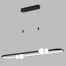 PEN797 Bright Star BLACK BLACK ALU& GLASS & PVC PENDANT 50W LED 4000K