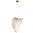 PEN836 Bright Star NATURAL METAL ACRYLIC & WOOD PENDANT 7W LED 4000K
